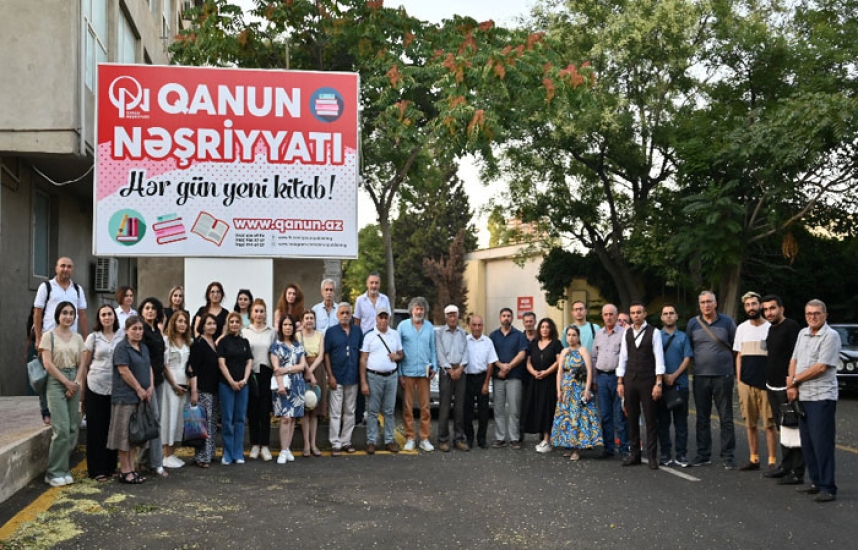 “Qanun” nəşriyyatında işgüzar görüş keçirilib   - Foto