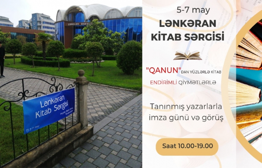 Lənkəran kitab sərgisi işə başladı   - Tanınmış yazarlarla görüş olacaq